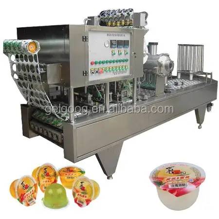 Automatic Cup Filling and Sealing Machine | Jelly Cup Filling Machine | Juice Cup Filling Machine