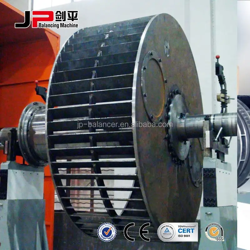 Equilibrio dinámico de la máquina para gran vapor rotor de turbina