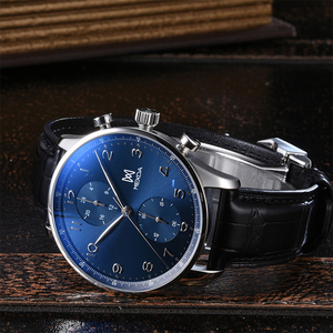 Mexda Brand uomo Orologio in pelle classico Business Multi funzione orologi da uomo Relojes Hombre Analogue Watch orologo - Product Image 3