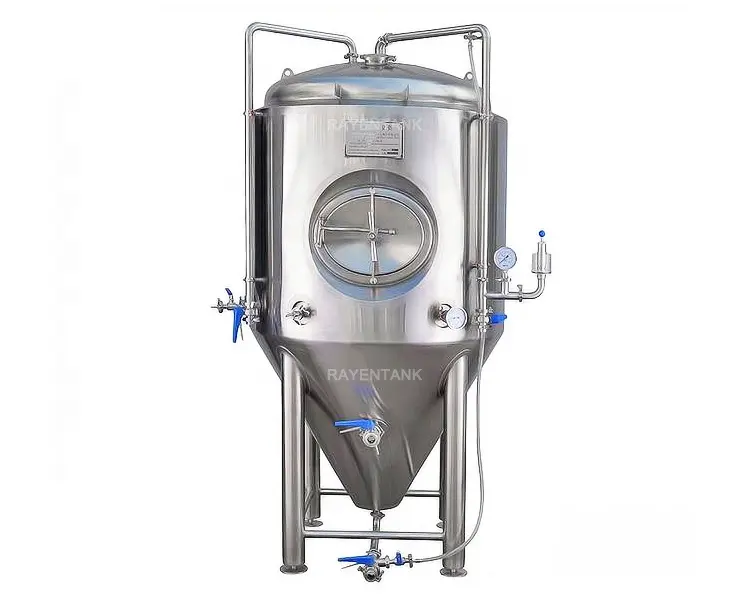 1000 L In acciaio inox giacca fossetta fabbrica di birra birra macchina serbatoio di fermentazione