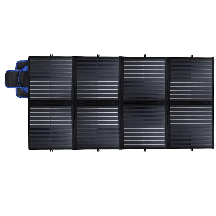 Panneau solaire pliable zxr, chargeur de batterie 160w, pour caravane, bateau, voiture, vélos électriques, pour tente de camping