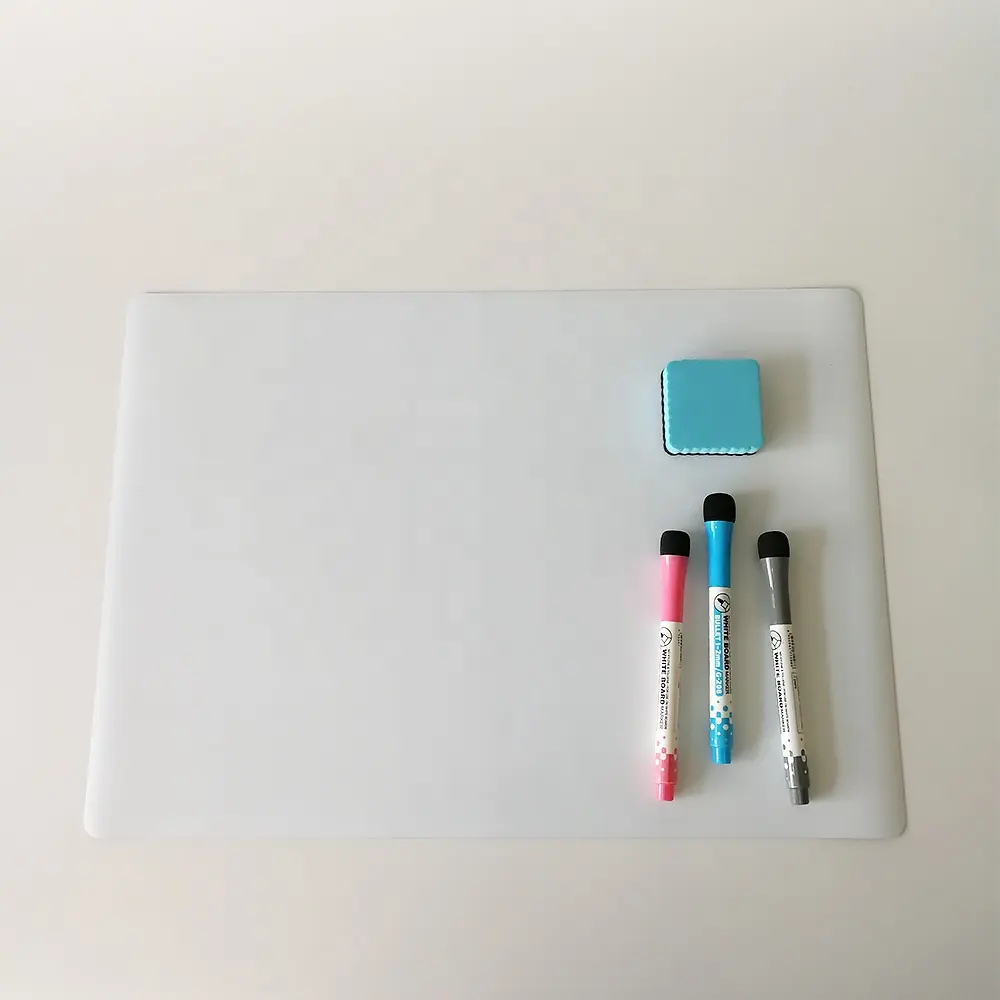 Tablero de escritura de borrado en seco, blanco, magnético, Flexible, personalizado, para nevera