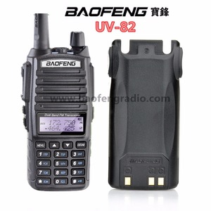 Оптовая продажа ручной двухстороннее радио Baofeng UV-82 ПК программируемый с двойной PTT Ключ Запуска