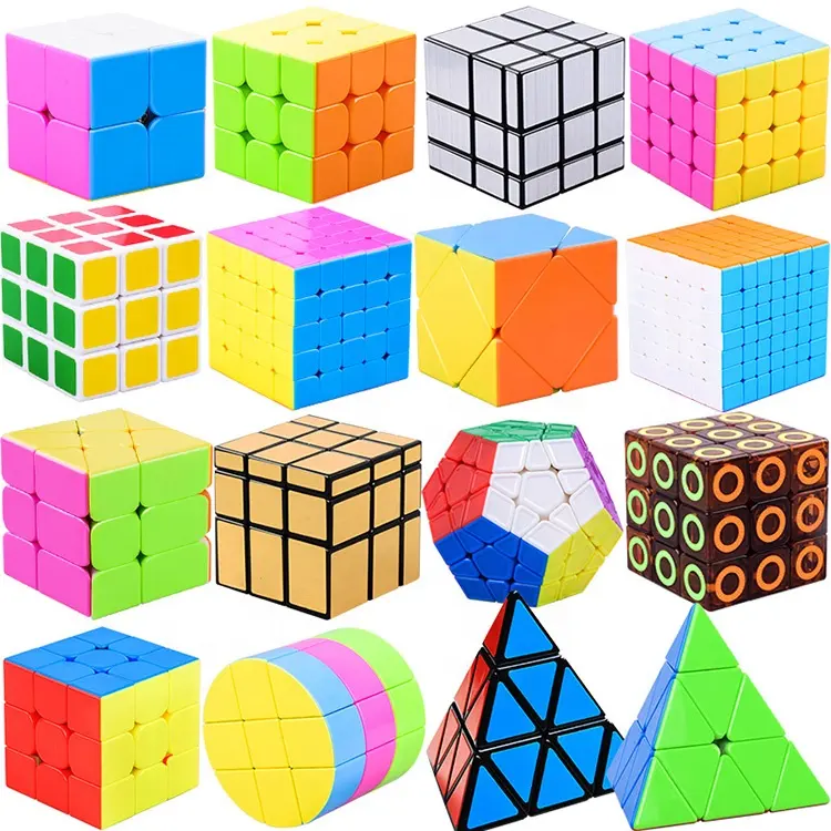 Su misura Per Bambini e Per Bambini Giocattolo Educativo di plastica magico cubo magnetico di puzzle