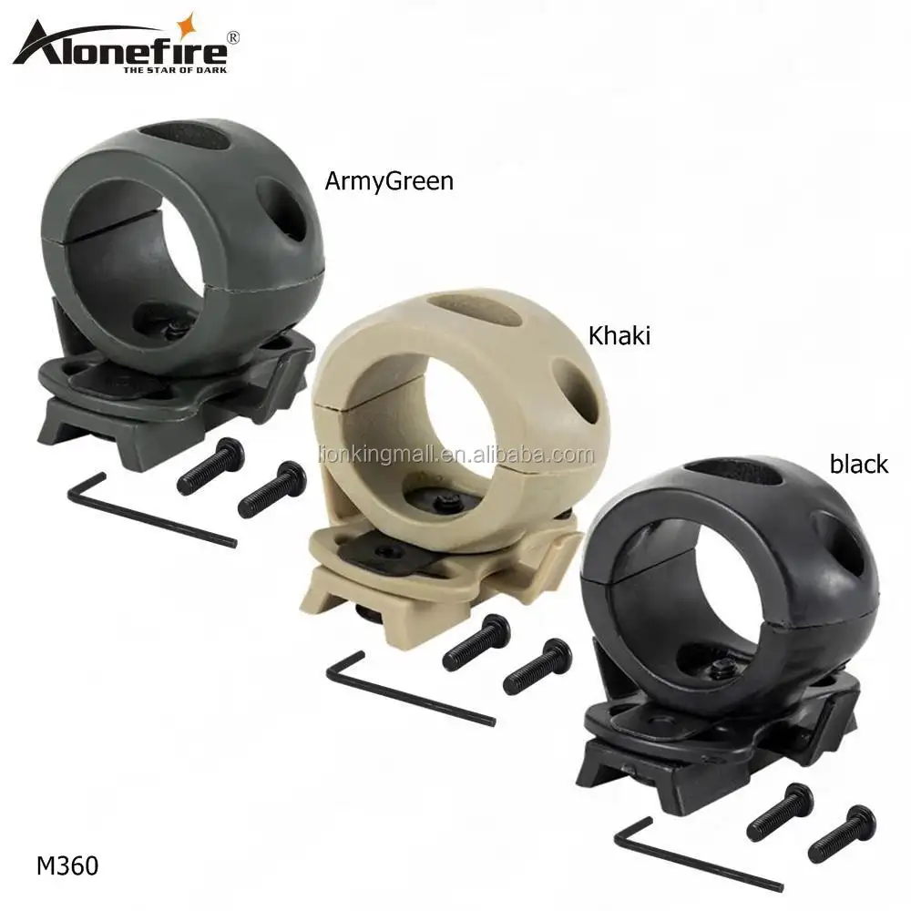 Aleonefire-Abrazadera para linterna M360 de liberación rápida, soporte táctico especial para casco de rescate, lámpara de luz, 28-33mm