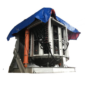 Horno eléctrico de fusión de chatarra de acero de inducción para fundición de metal, 5, 8, 10, 12, 15, 20, 30, 40, 50 y 60 toneladas