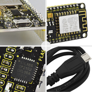 Keyestudio siyah ve çevre dostu ESP8266 WI-FI modülü arduino için geliştirme kurulu