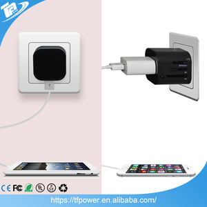 TPF Adaptador De Viagem <span class=keywords><strong>com</strong></span> 2 Portas <span class=keywords><strong>USB</strong></span> All in One Adaptador Universal Plug Carregador de Mais de 150 Países