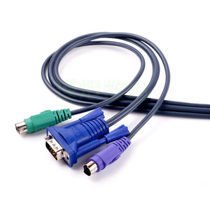 1,5 M KVM interruptor 15 Pin Cable VGA Cable PS/2 PC Monitor de la computadora Adaptador convertidor de Cable - Product Image 2
