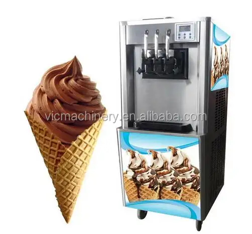 Softアイスクリームマシン価格Automaticアイスクリームメーカー