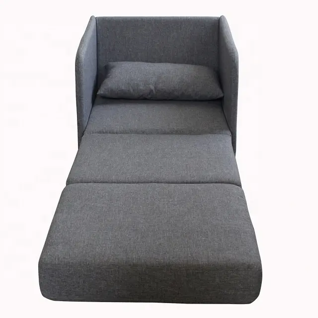 BSCI a adopté une chaise coulissante moderne Futon chaise pliante simple canapé-lit pour le salon