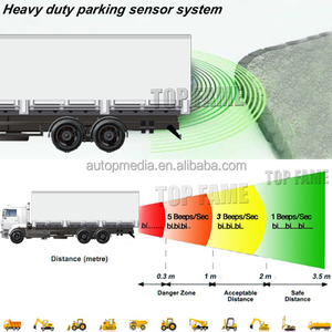 Sistema de sensor de aparcamiento para camiones, pantalla led grande con alerta de pitido, 0,3-3,5 m, suministro de fábrica, 3 años de garantía - Product Image 5