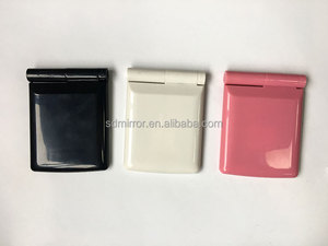 自定义徽标方形双面粉红色espejo bolsillo紧凑型led小口袋镜子led - Product Image 5
