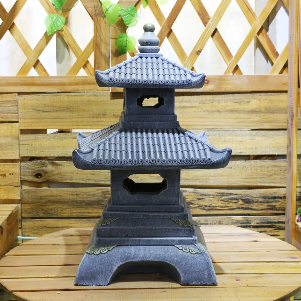 Pagoda farol japonés para decoración de jardín