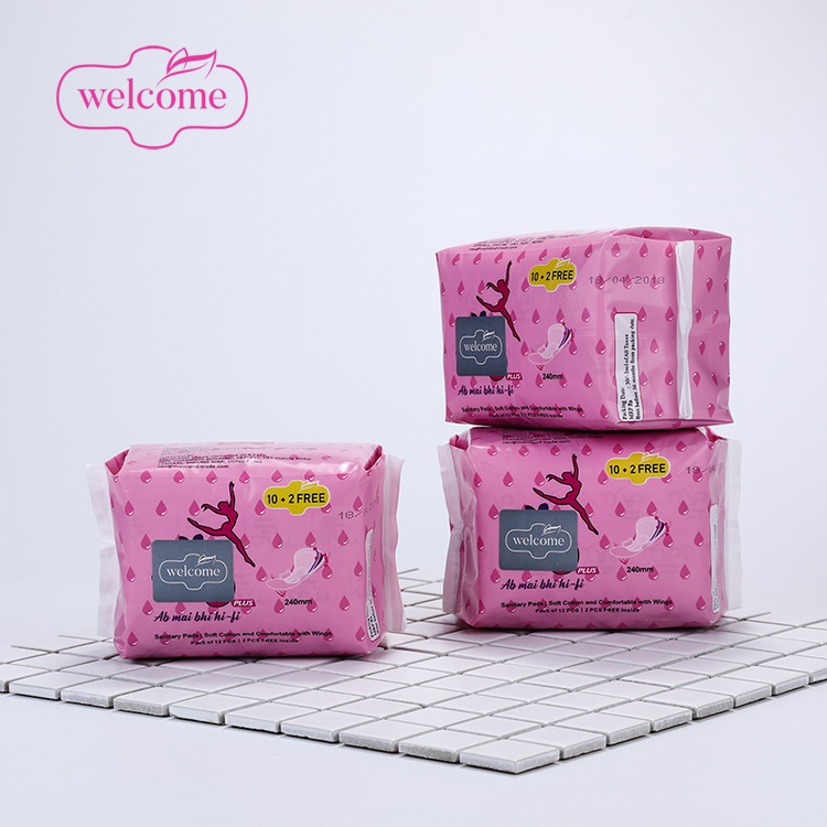 Sac en plastique de protections hygiéniques