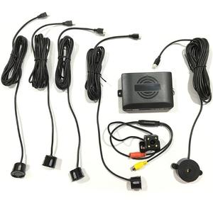 Aparcamiento sistema de sensores Con 4,3 pulgadas tft LCD Monitor espejo + parte trasera vies Cámara + timbre sensores de aparcamiento con caja de venta al por menor - Product Image 3