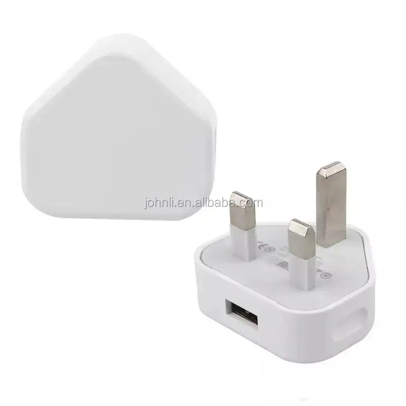 Herstellung Uk-stecker Powered Usb-anschluss Ladegerät Für iPhone 5 adapter