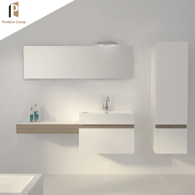 Set di vendita caldo a buon mercato vanity set da bagno armadio a muro