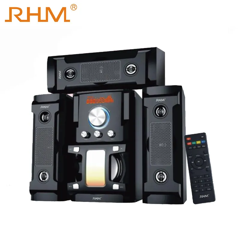 Altavoz multimedia RHM de 3,1 canales Altavoz estéreo de graves pesados con luces RGB