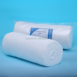 外科用医療用吸収剤親水性50g、150g、250g、500g100% コットンウールロール