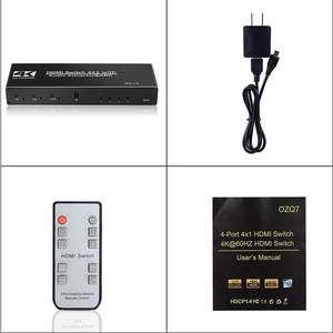 V2.0 4K HDMI interruptor de 4x1 4 en 1 HDMI Switcher con arco SPDIF Coaxial salida de Audio de 3,5mm Extractor - Product Image 6