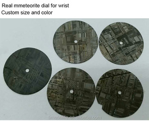 Factory Customization 29mm Natural 0.40mm Thickness Muonionalusta <strong>Meteorite</strong> Watch Dial for Japanese 8215 Movement
