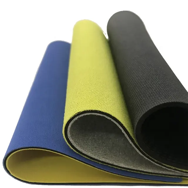High quality Cheap adhesive recycled neoprene rubber sheet fabric