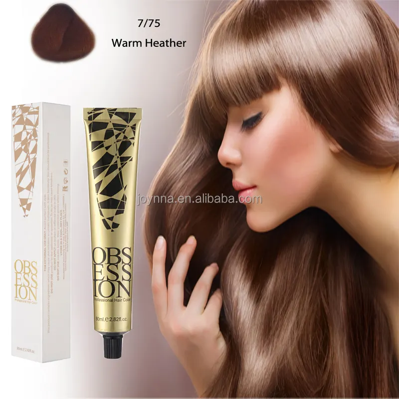 Organico naturale di colore dei capelli hennè 80ML commercio all'ingrosso dei capelli della tintura di colore