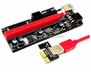 PCI-E yükseltici 006/008s/009s kart <span class=keywords><strong>PCIE</strong></span> PCI E genişletici <span class=keywords><strong>USB</strong></span> 3.0 SATA 4Pin Molex adaptör kablosu yükseltici kartı
