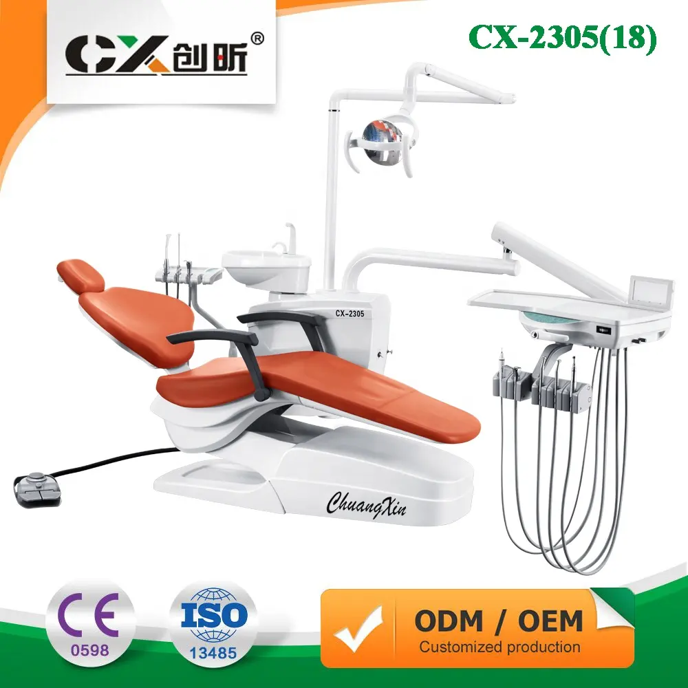 El más nuevo de la Unidad Dental Silla de suministro de fábrica CX-2305(18)
