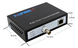 <strong>IP</strong> Over Coax Transceiver and Receiver Rj45 to <strong>Bnc</strong> Converter POC EOC POE Converter Analog to <strong>Ip</strong> <strong>Camera</strong> - Product Image 5