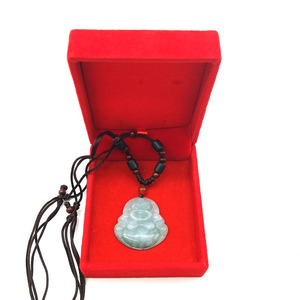 Doğal Jadeite yeşim buda kolye geleneksel kolye kolye - Product Image 2