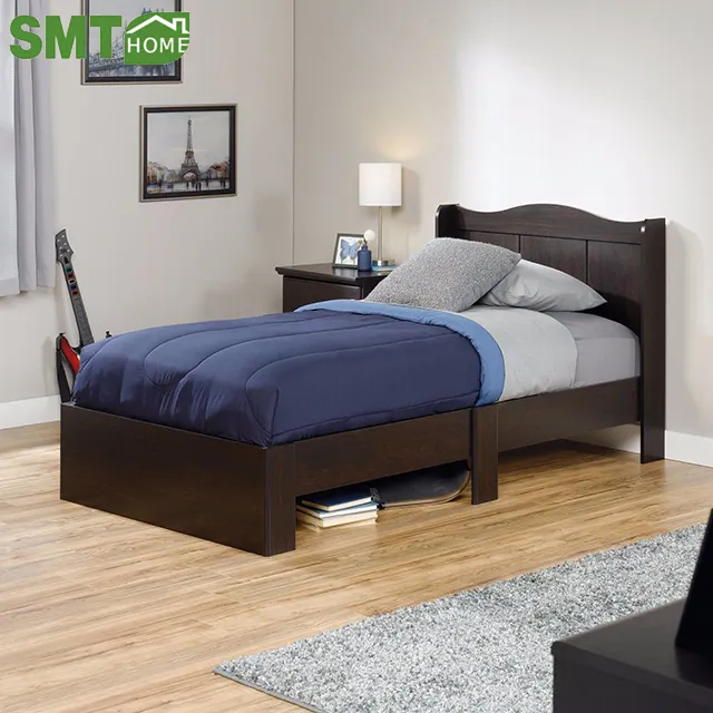 Cama plegable Simple y barata para niños, muebles para el hogar, litera moderna de madera sólida personalizada, 2019