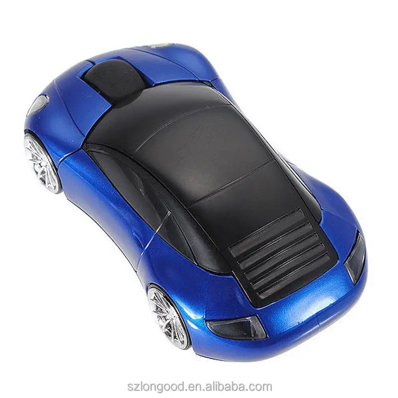 New Fashion Sports Car 2.4GHz Wireless Mouse 1600DPI Optical Gaming Mouse MiceためComputer PC