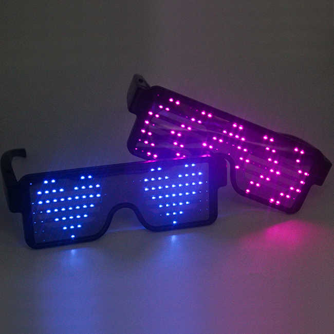 New Product Multi Colors Led Eye Glasses, Led Party Glasses, Led Rave Glasses