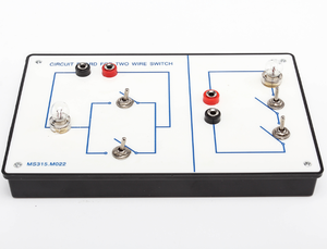 Gelsonlab HSPE-199 Electrical Laboratory <strong>Circuit</strong> Board <strong>Circuit</strong> Box Students <strong>Circuit</strong> Board for Two Wire Switch - Product Image 3