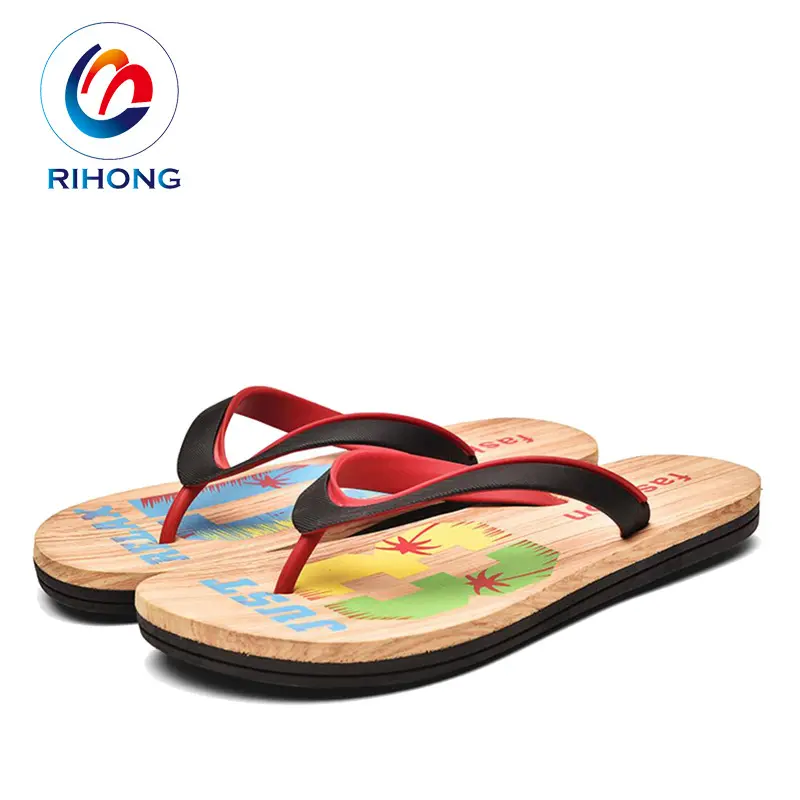 Ponteira de eva unisex para praia, sandália de pvc com logo personalizado