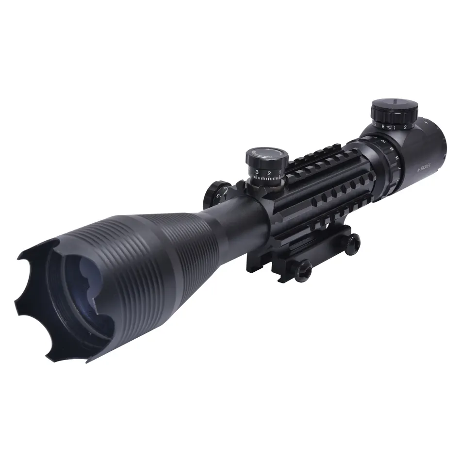 Optic red and green reticle night vision 4-16X50EGn optic scope with free mounts