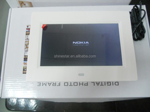 Sensor de movimiento IR 10,1 pulgadas LCD anuncios Video loop player marco pantalla