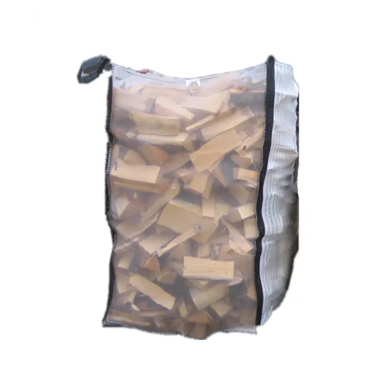 ईजीपी एफआईबीसी बैग बुना जाल बड़े बैग फायरवुड फायरवुड सुखाने के लिए हवादार थोक पीपी 100% वर्जिन पॉलीप्रोपाइलीन प्लास्टिक सीएन;एसएचएन 1000 किग्रा