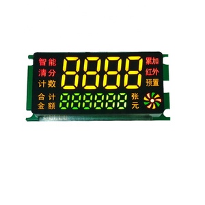 Custom segmento display a led per il piccolo modulo di temperatura o di visualizzazione multimetro digitale