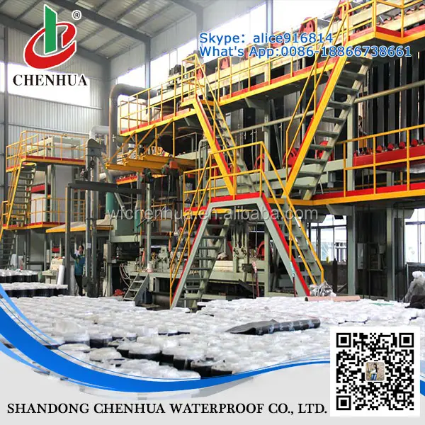 China building material small production waterproofing bitumen membrane machinery
