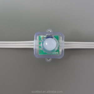 100 PCS/串 12 V IP68 WS2811/2801 Pixel 全彩 RGB 方形 LED 模块串防水寻址 LED - Product Image 4