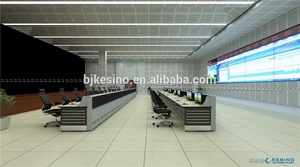System Integrator Government Network Security Operation <strong>Center</strong> Console Command Control Room CCTV Console - Product Image 2