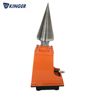 KINGER מיני מחפר הידראולי גדם עצי הסקה יומן קון בורג ספליטר עבור רישום מכונות