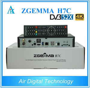 新的 4 K UHD HEVC 卫星接收器 ZGEMMA H7C 带 BCM7251S DVB-S2/S2X + s2x * DVB-T2/C 三调谐器数字电视接收机 - Product Image 4