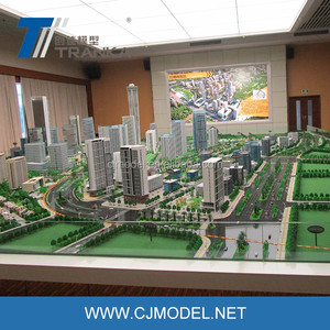 1/160 3D arquitectura modelos a escala productor en el mercado miniatura modelo de edificio - Product Image 2