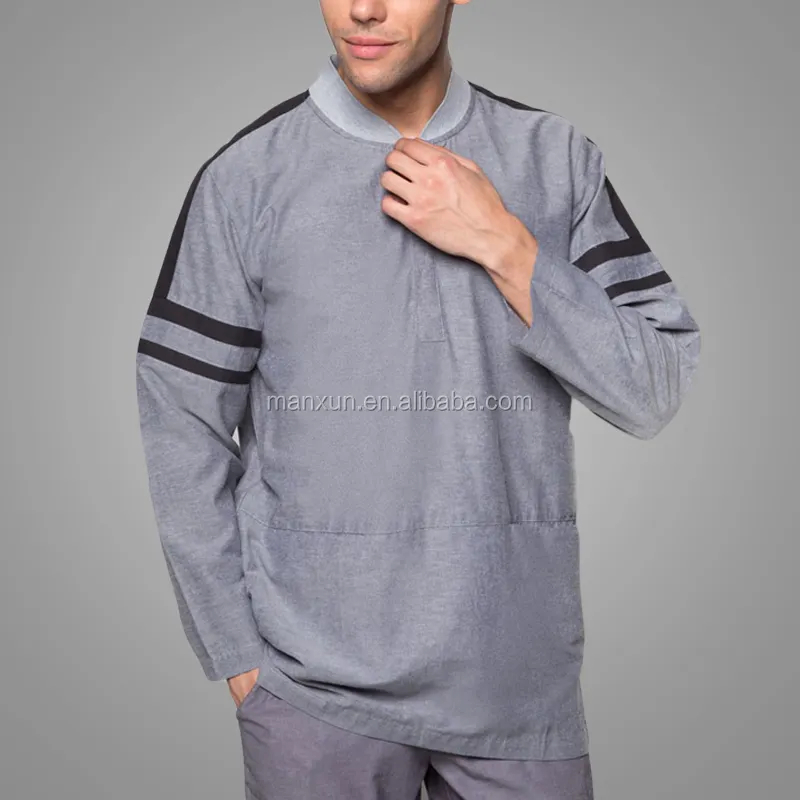 Tunique en coton à manches longues pour hommes, haut court, Style islamique, dubaï jube, tunique de Style indien, nouvelle collection