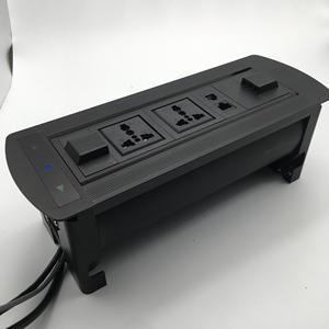 会议室旋转电源数据向上翻转桌子桌面插座插座 - Product Image 5
