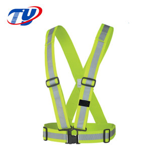 สายรัดเสื้อกั๊กสะท้อนแสงมองเห็นได้สูงวิ่งเข็มขัดยืดหยุ่น - Product Image 2